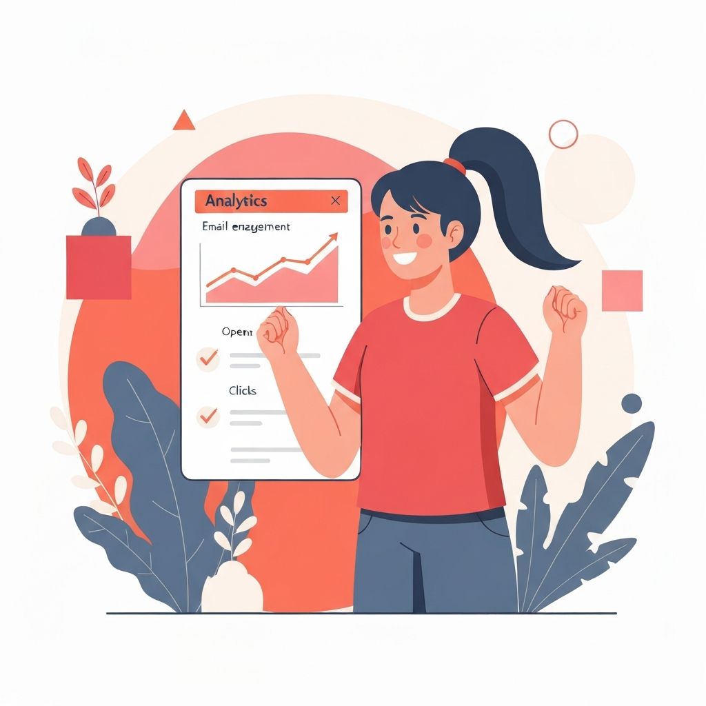 Athlete viewing engagement dashboard